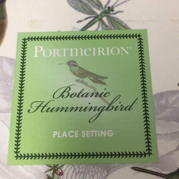 SOLD Botanic Hummingbird by Portmeirion Place - Picture 3 of 12